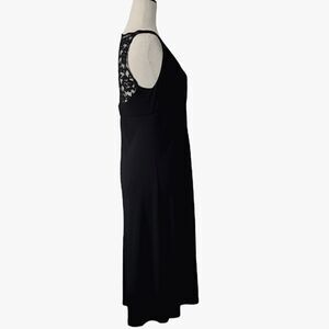 Isaac Mizrahi For Target Black Surplice V-neck Lace Sleeveless Dress Size M